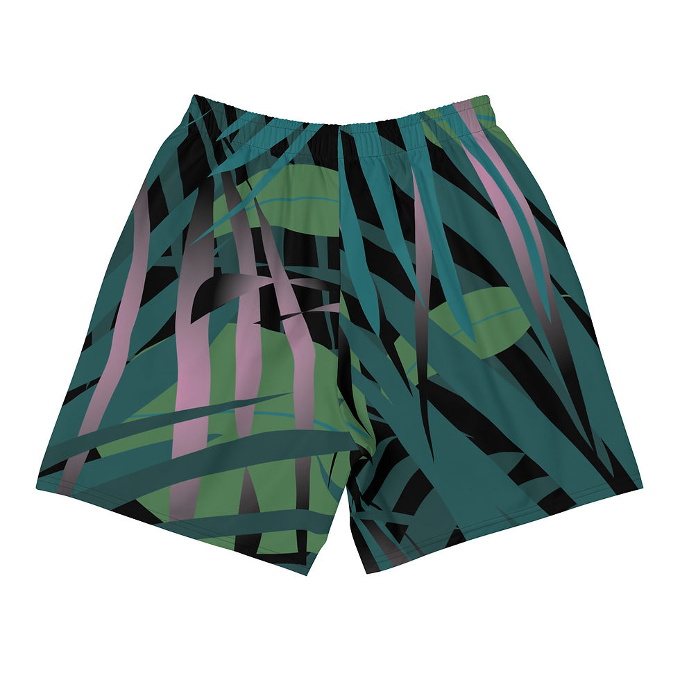 Thumbnail: Rockstar Essentials Athletic Shorts (Unisex; Long; Jungle Heat)