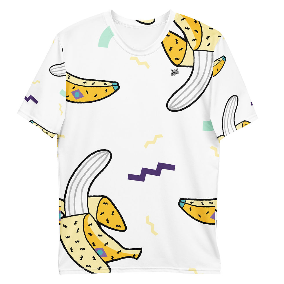 Thumbnail: Rockstar Essentials Men's T-Shirt (Go Bananas; White)