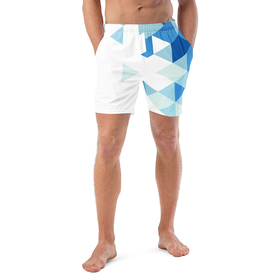 Thumbnail: Superhuman Essentials Men's Swim Trunks (Crystal Clear)