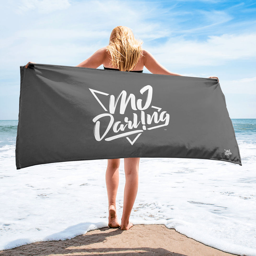 Thumbnail: Classic Essentials Beach Towel/Cloak (Gray; Landscape)