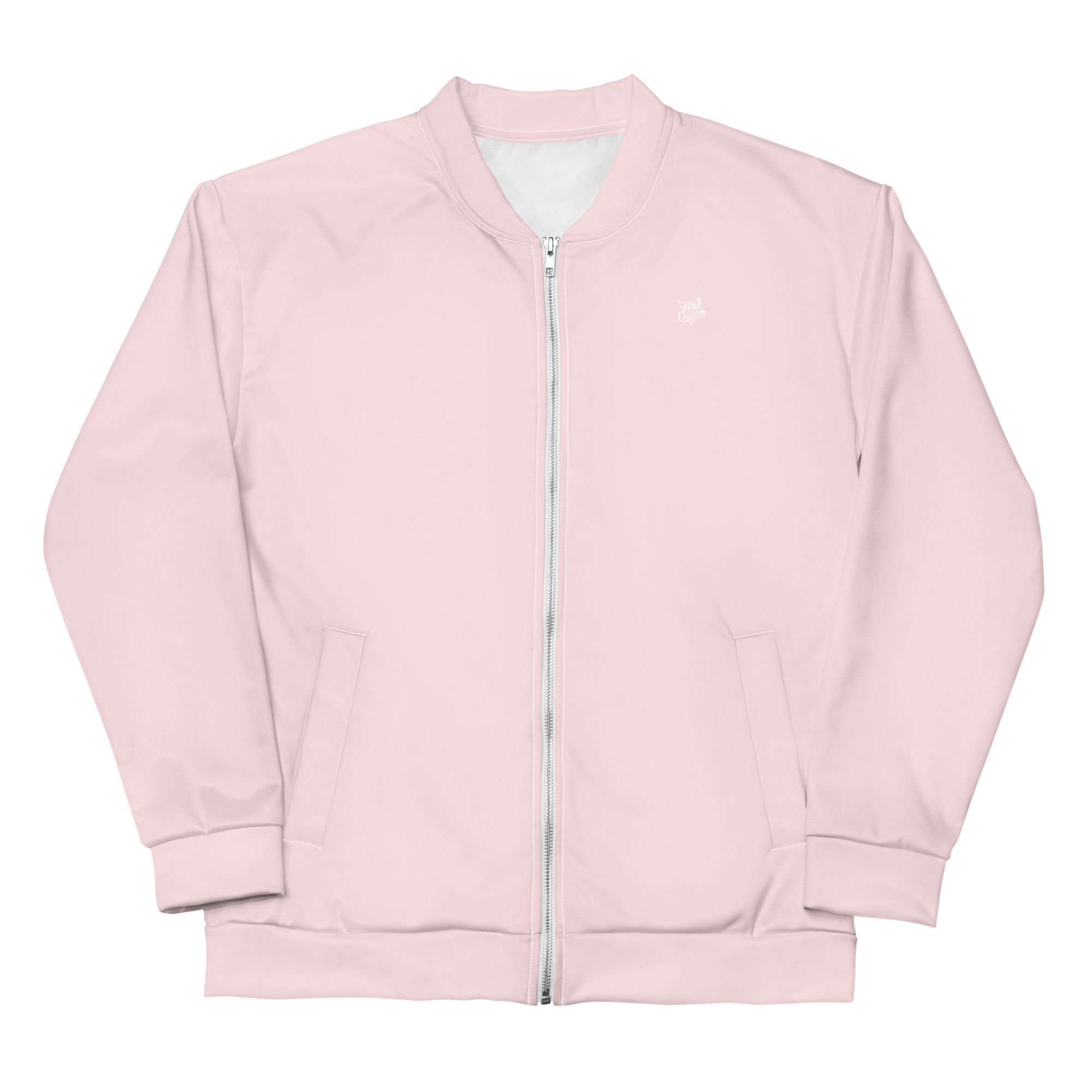 Classic Essentials Bomber Jacket Liner Zip Sweater (Unisex; Pink Champagne)