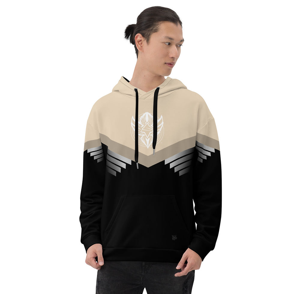 Thumbnail: Superhuman Essentials Pullover Hoodie (Unisex; Paladin; Champagne/Black)