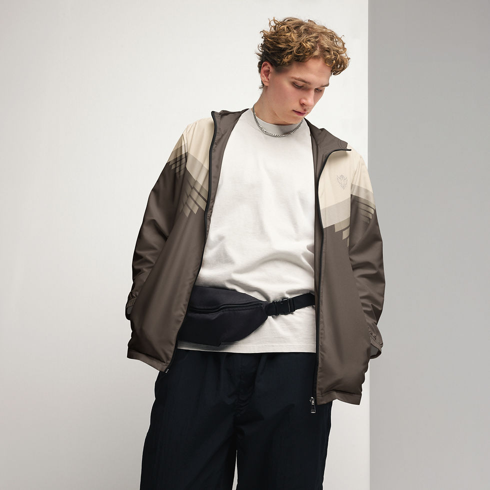 Thumbnail: Superhuman Essentials Men's Windbreaker (Paladin; Champagne/Chocolate)