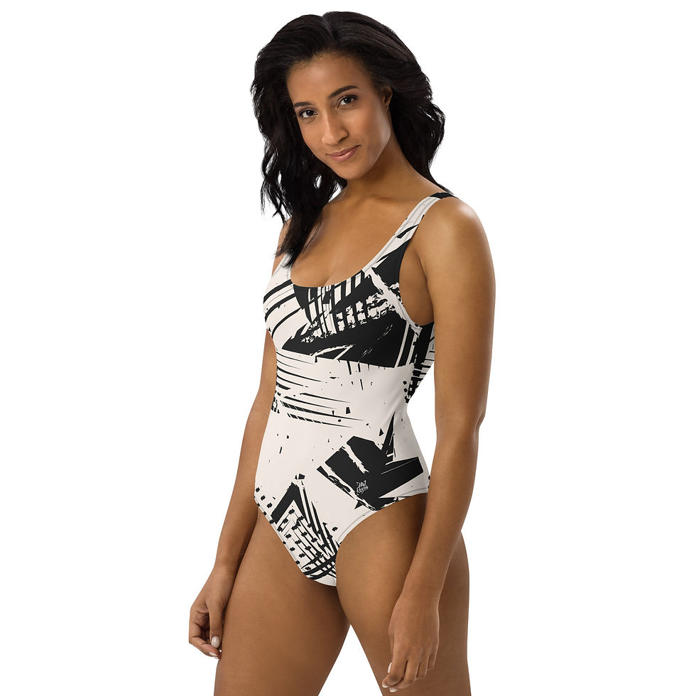 Thumbnail:  Rockstar Essentials Women's One-Piece Swimsuit (Punk; Poor You) 