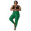 Thumbnail: Classic Essentials Women’s Crossover Leggings w/ Pockets (Emerald)