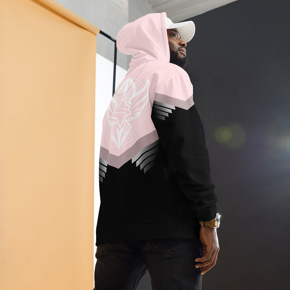 Thumbnail: Superhuman Essentials Pullover Hoodie (Unisex; Paladin; Pink Champagne/Black)