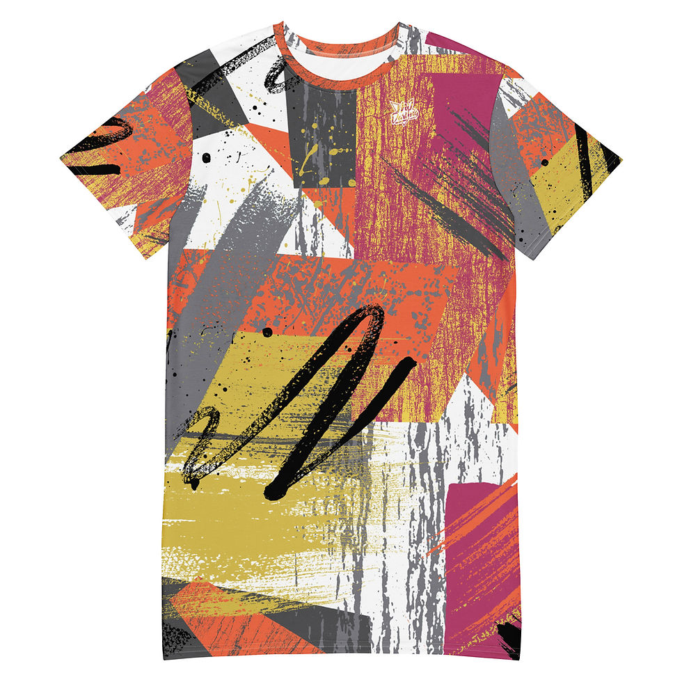 Thumbnail: Rockstar Essentials Women’s T-Shirt Dress (Stroke Of Brilliance)