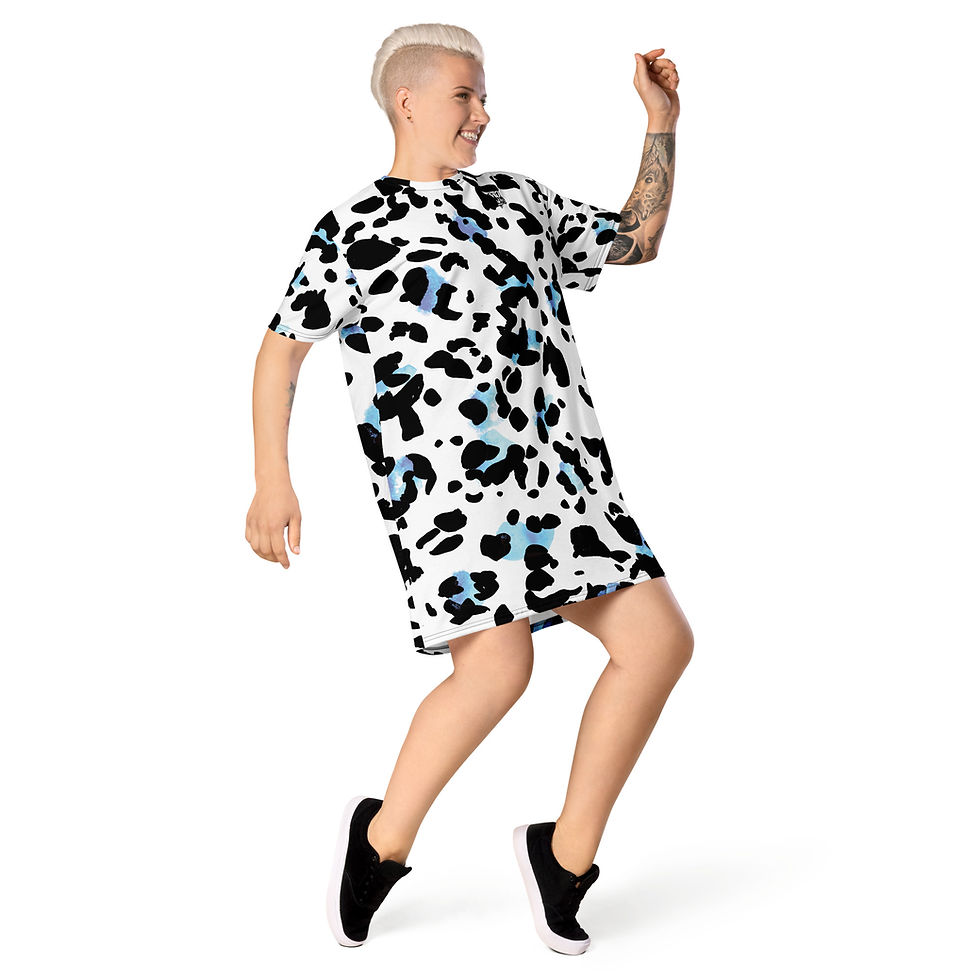 Thumbnail: Rockstar Essentials Women’s T-Shirt Dress (Arctic Cougar)