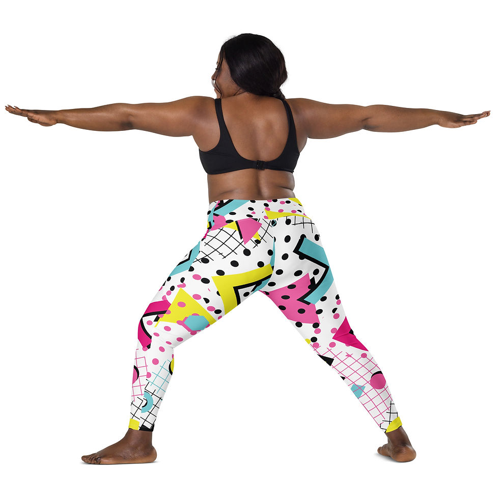 Thumbnail: Rockstar Essentials Women's Crossover Leggings w/ Pockets (Retro; '80s)
