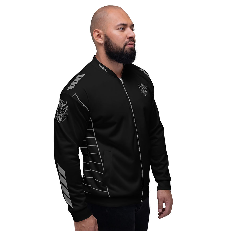Thumbnail: Superhuman Essentials Men’s Bomber Jacket (Black; Crew)