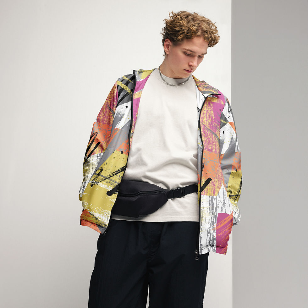 Thumbnail: Rockstar Essentials Men’s Windbreaker (Stroke Of Brilliance)