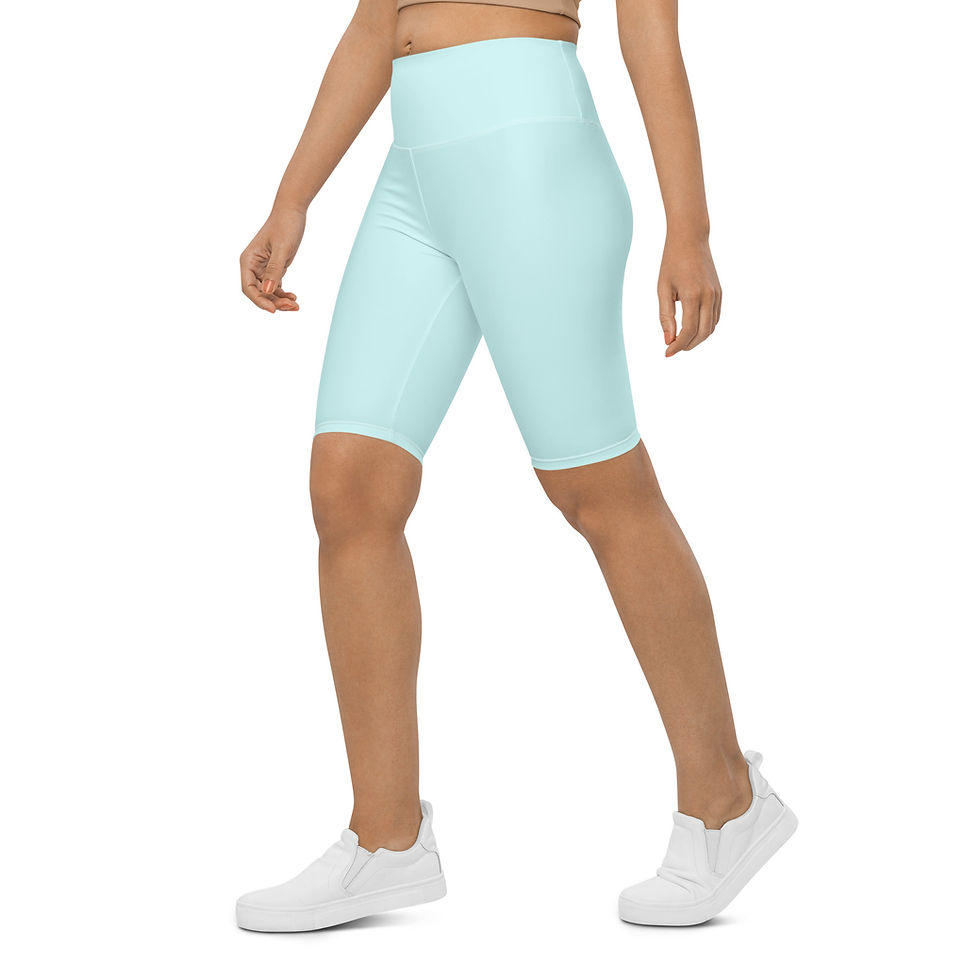 Thumbnail: Classic Essentials Women's Biker Shorts (Cyan)