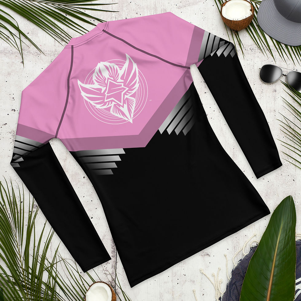 Thumbnail: Superhuman Essentials Men's Rash Guard (Paladin; Mauvelous/Black)