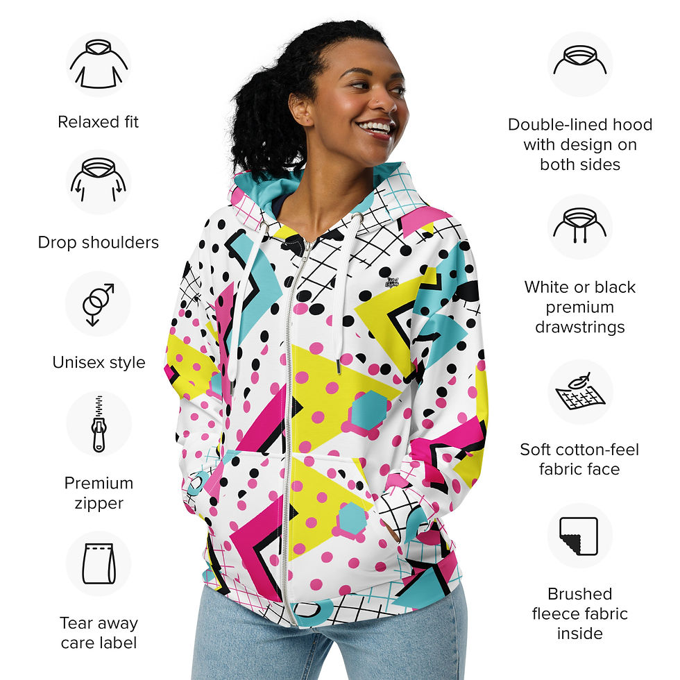 Thumbnail: Rockstar Essentials Zip Hoodie (Unisex; Retro; '80s)