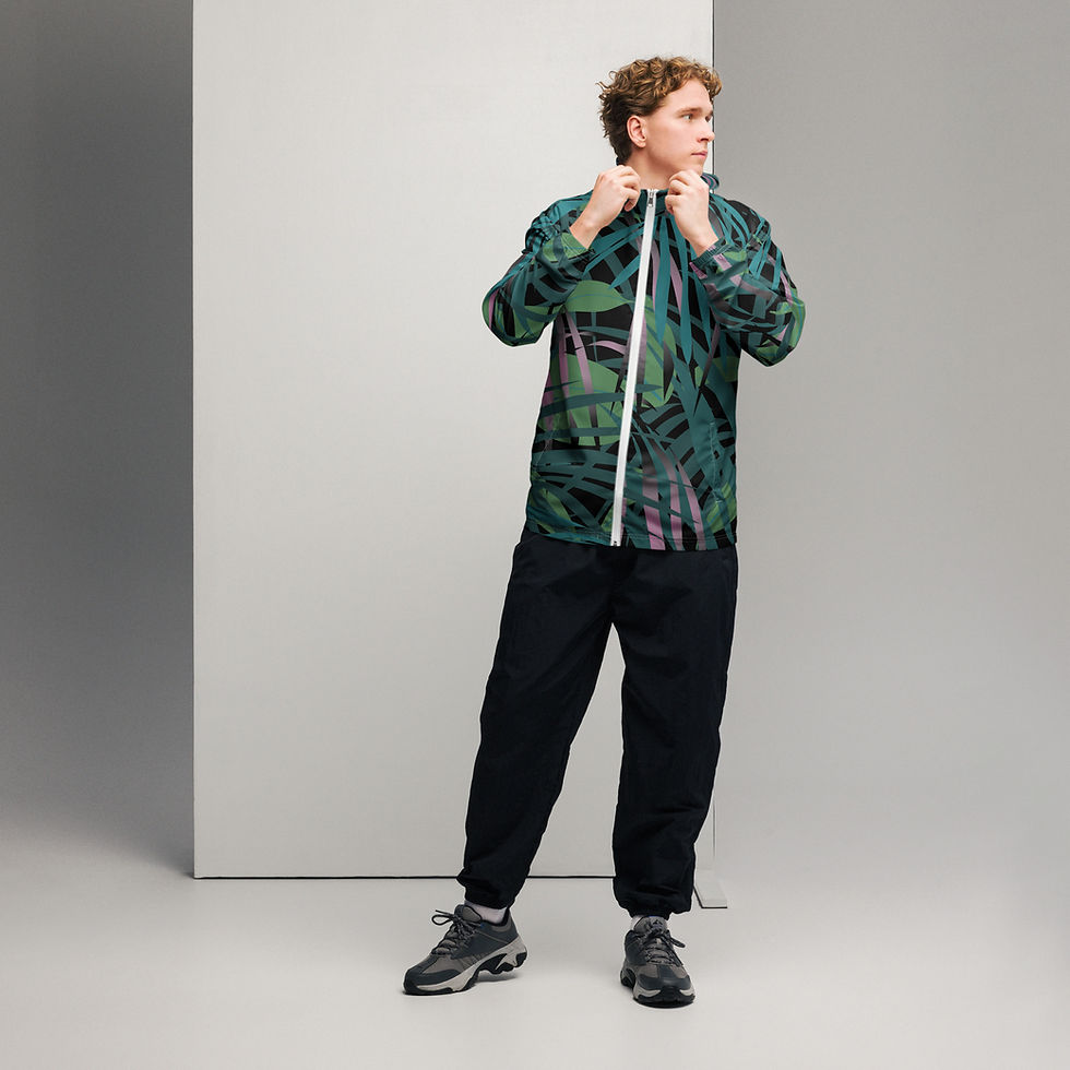 Thumbnail: Rockstar Essentials Men’s Windbreaker (Jungle Heat)