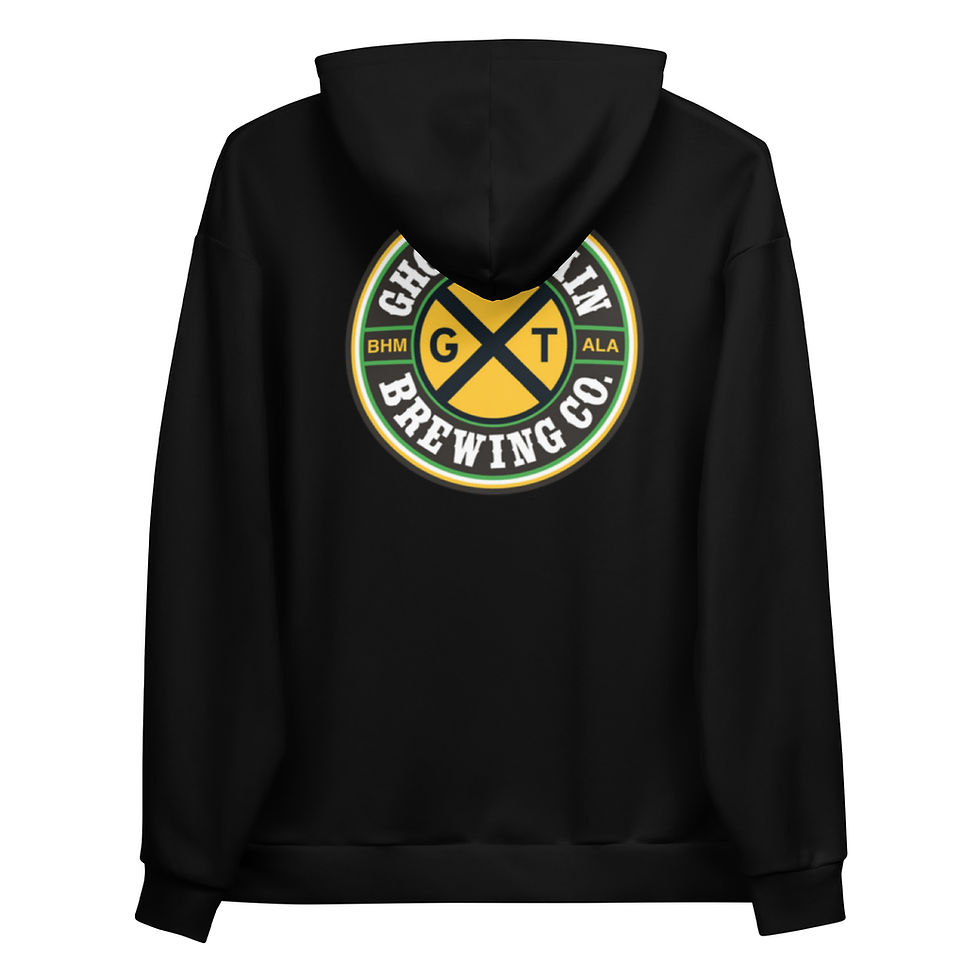 Thumbnail: Ghost Train Brewing Company Pullover Hoodie (Unisex; Black; Logo)