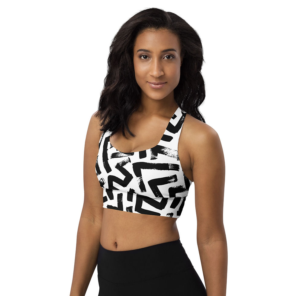 Thumbnail: Rockstar Essentials Women’s Longline Sports Bra/Top (Zelda)