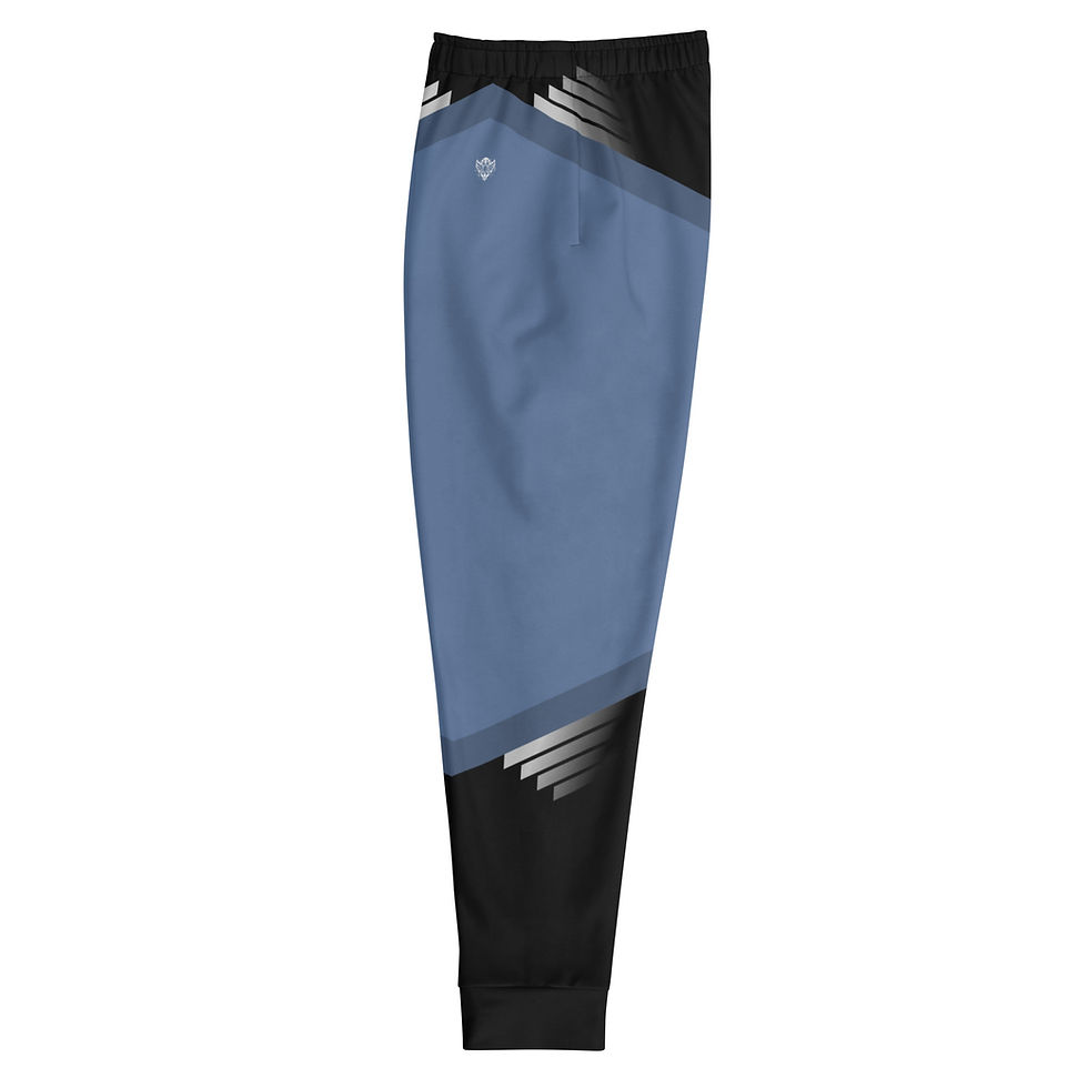 Thumbnail: Superhuman Essentials Men's Joggers (Paladin; Super Blue/Black)
