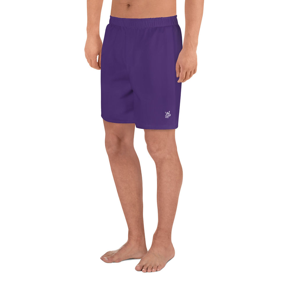 Thumbnail: Classic Essentials Athletic Shorts (Unisex; Long; Purple)