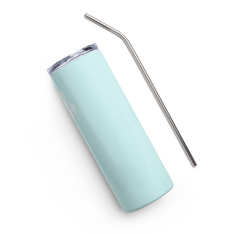 Thumbnail: Stainless Steel Tumbler/Vessel/Chalice (Cyan)