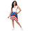 Thumbnail: Rockstar Essentials Women's A-Line Skater Sun Skirt (Americana)