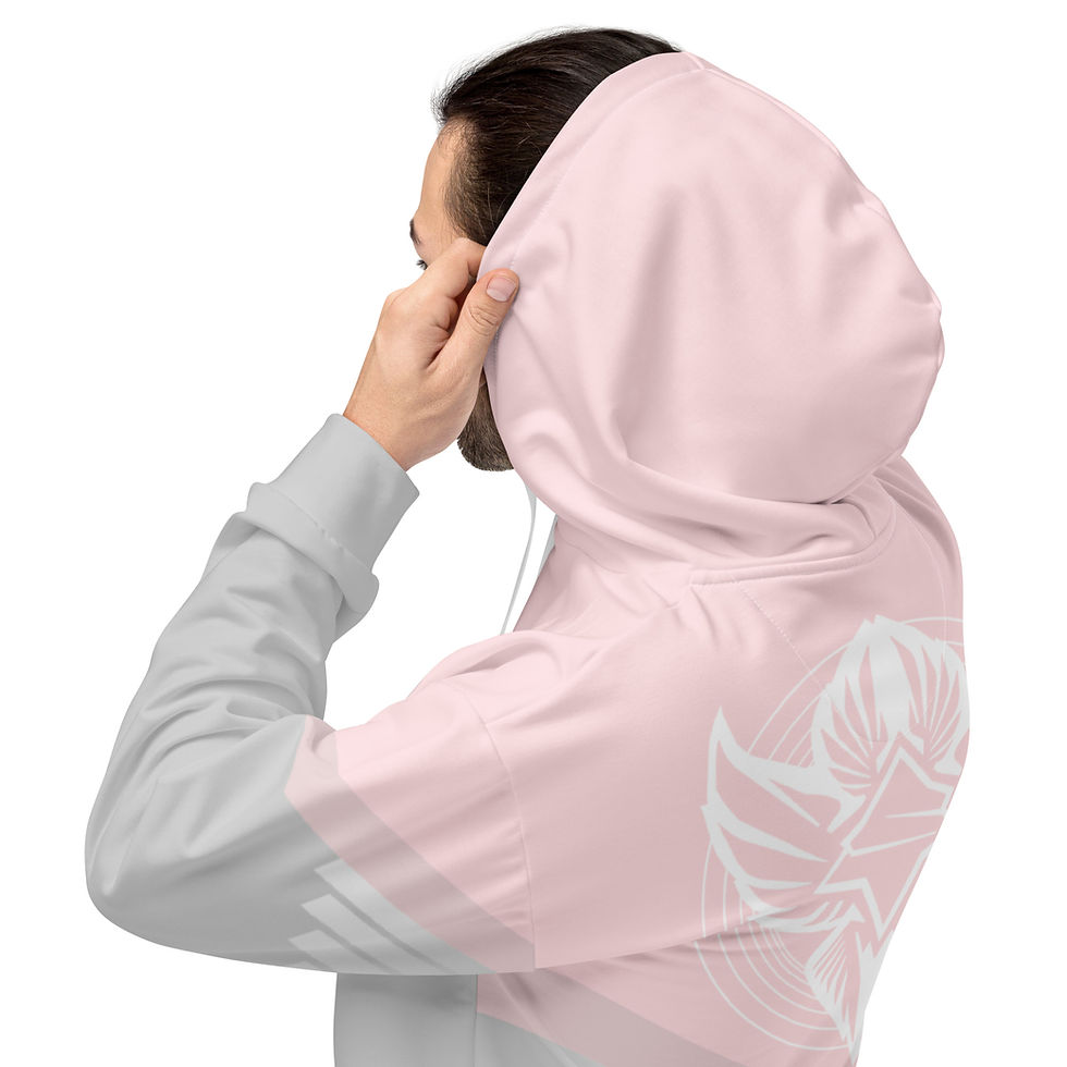 Thumbnail: Superhuman Essentials Pullover Hoodie (Unisex; Paladin; Pink Champagne/Angelic)
