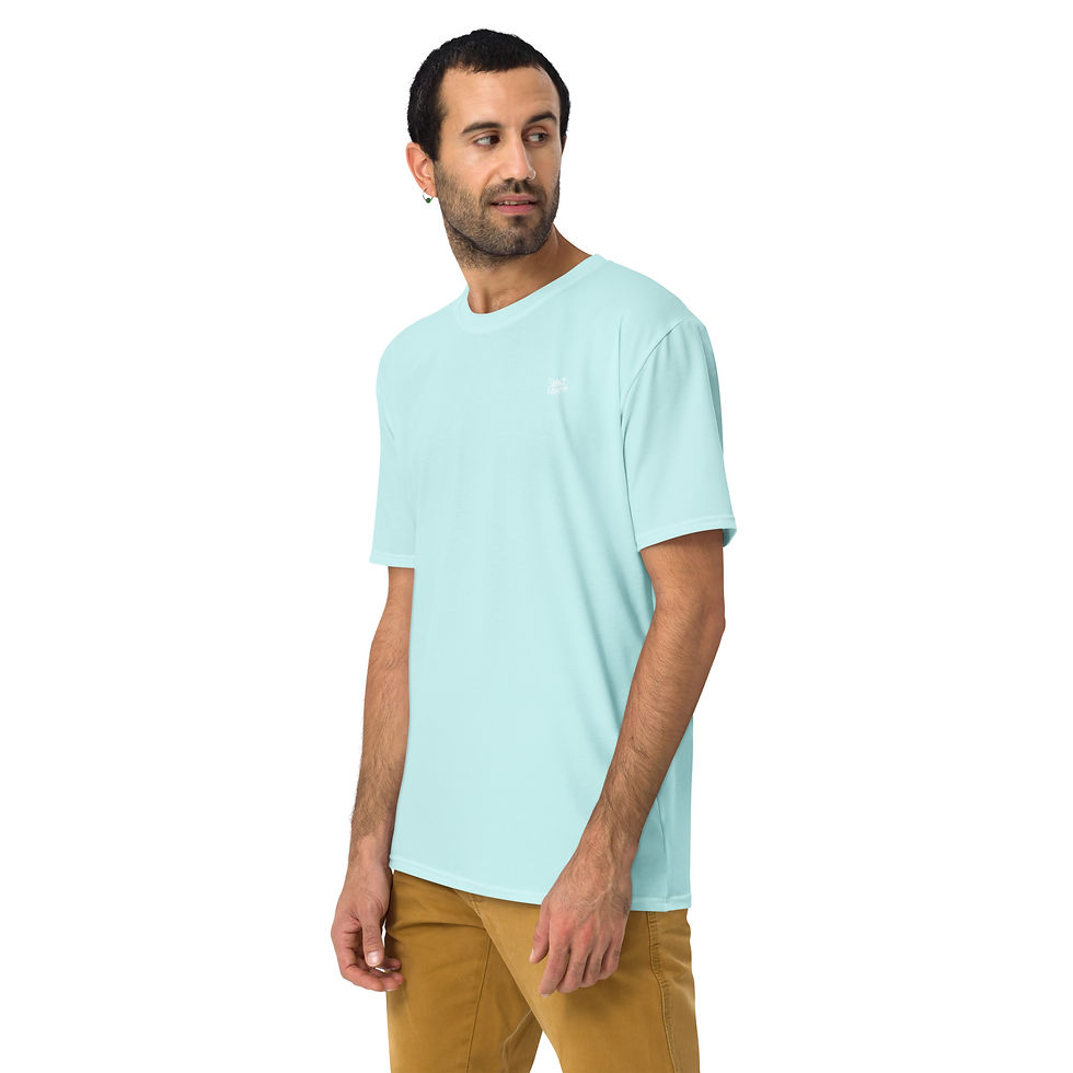 Thumbnail: Classic Essentials Men's T-Shirt (Cyan)