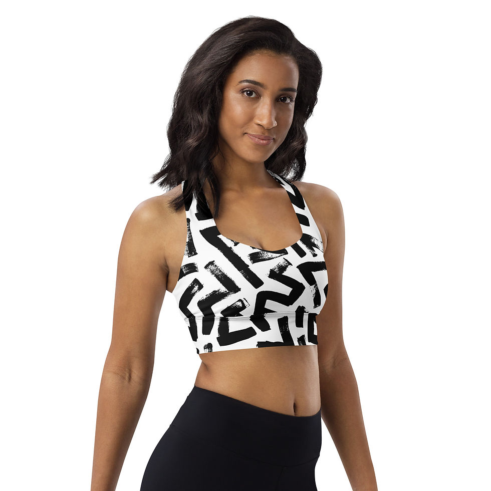 Thumbnail: Rockstar Essentials Women’s Longline Sports Bra/Top (Zelda)