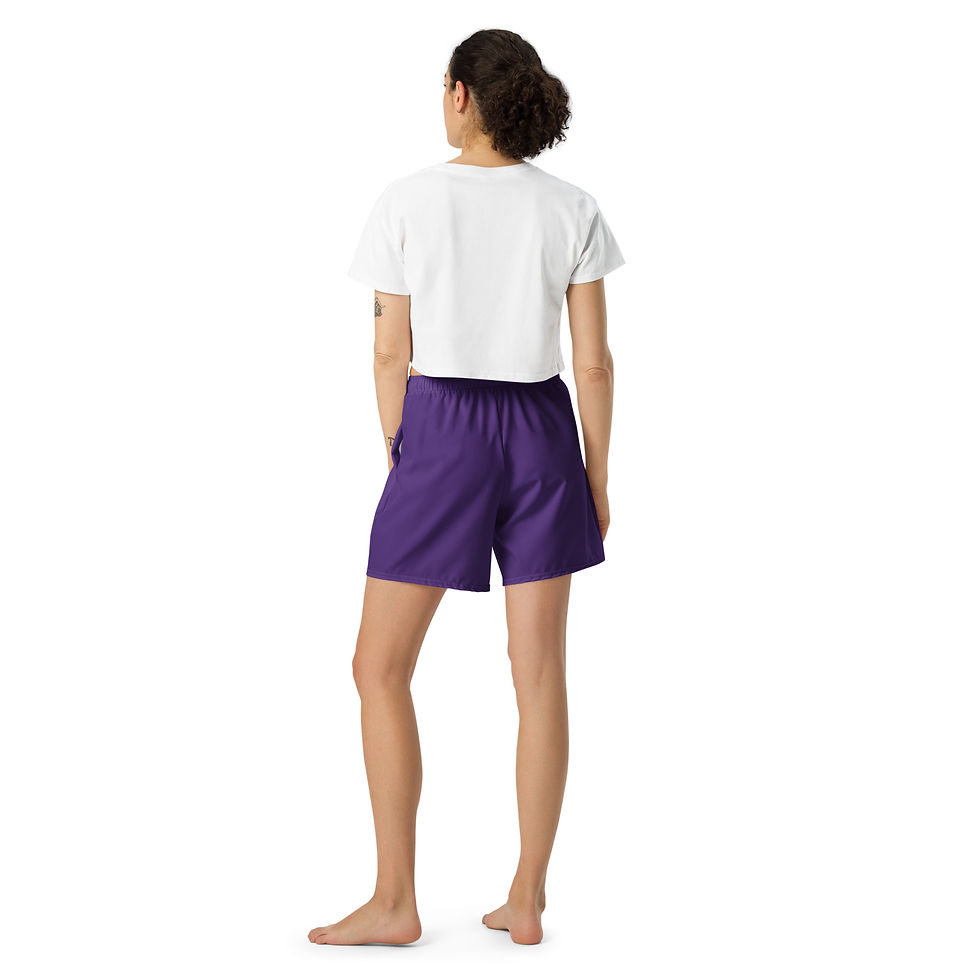 Thumbnail: Classic Essentials Athletic Shorts (Unisex; Long; Purple)