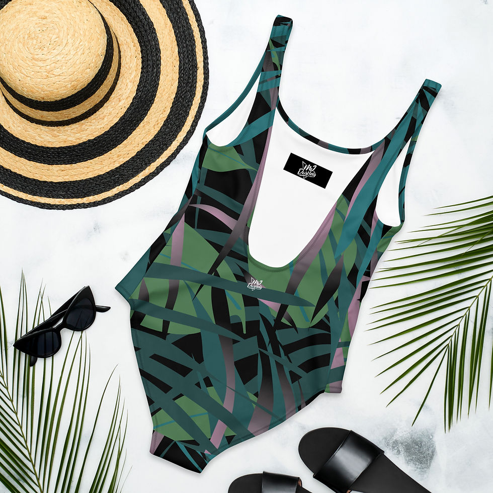 Thumbnail: Rockstar Essentials Women's One-Piece Swimsuit (Jungle Heat)