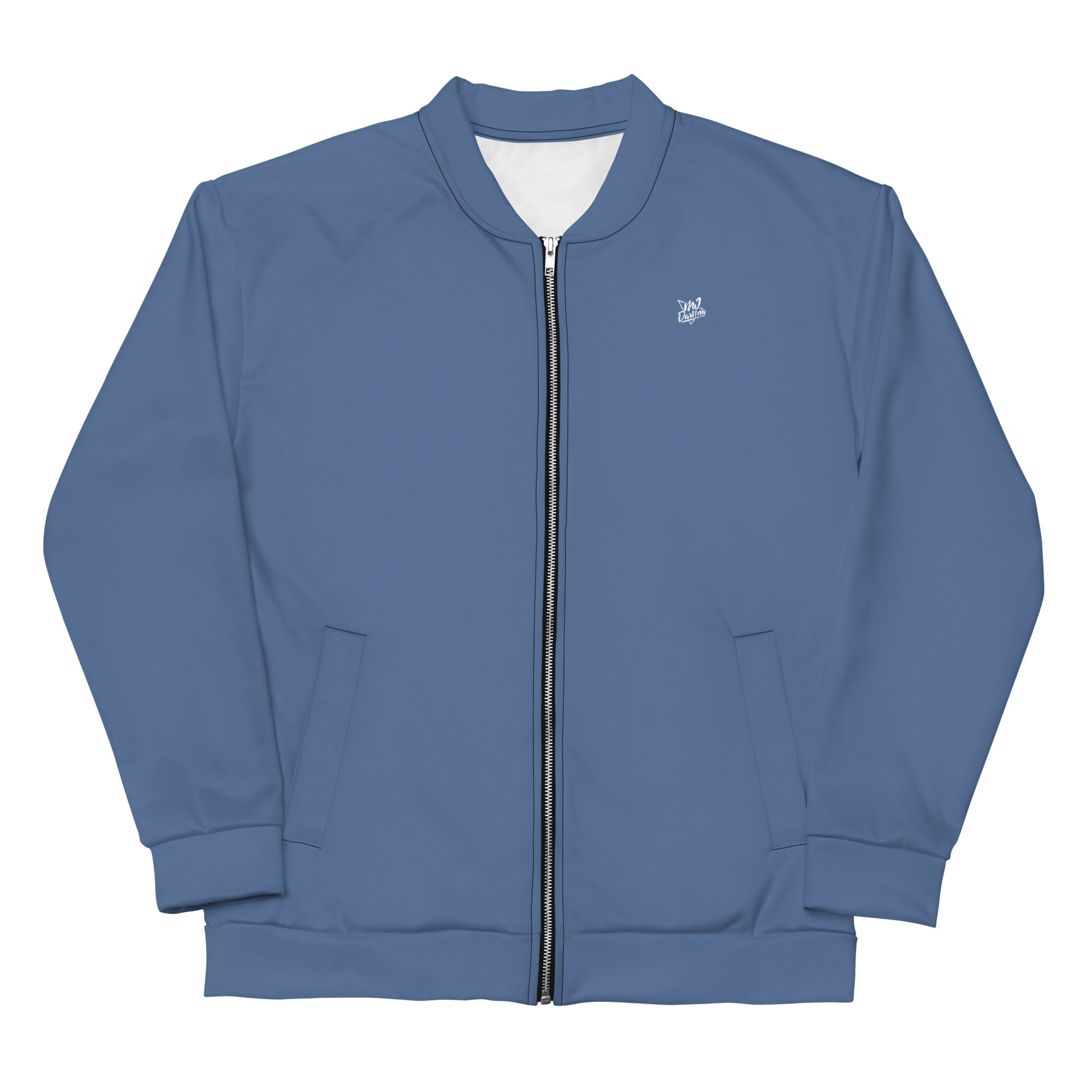 Classic Essentials Bomber Jacket Liner Zip Sweater (Unisex; Super Blue)