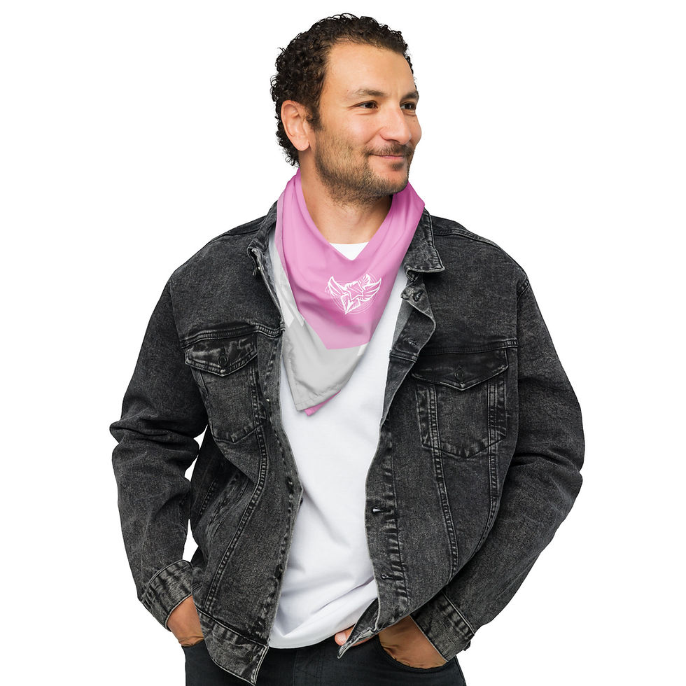 Thumbnail: Superhuman Essentials Bandana (Unisex; Paladin; Mauvelous/Angelic)