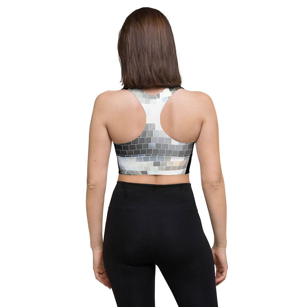 Thumbnail: Rockstar Essentials Women’s Longline Sports Bra/Top (Discotheque)