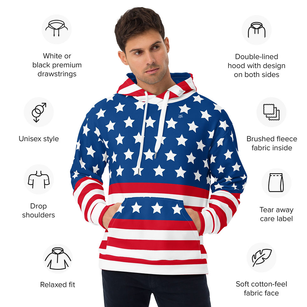 Thumbnail: Classic Essentials Pullover Hoodie (Unisex; Americana)