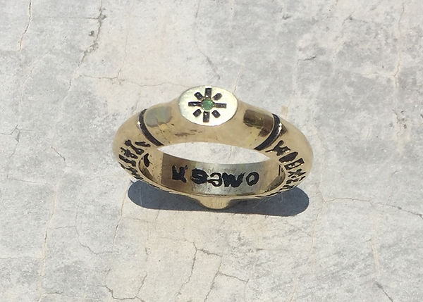 Saint Cyprian Gold Ring