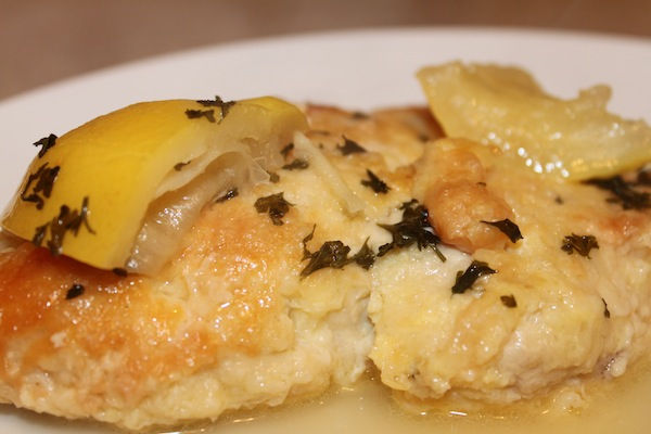 Chicken Romano with Lemon Butter Sauce