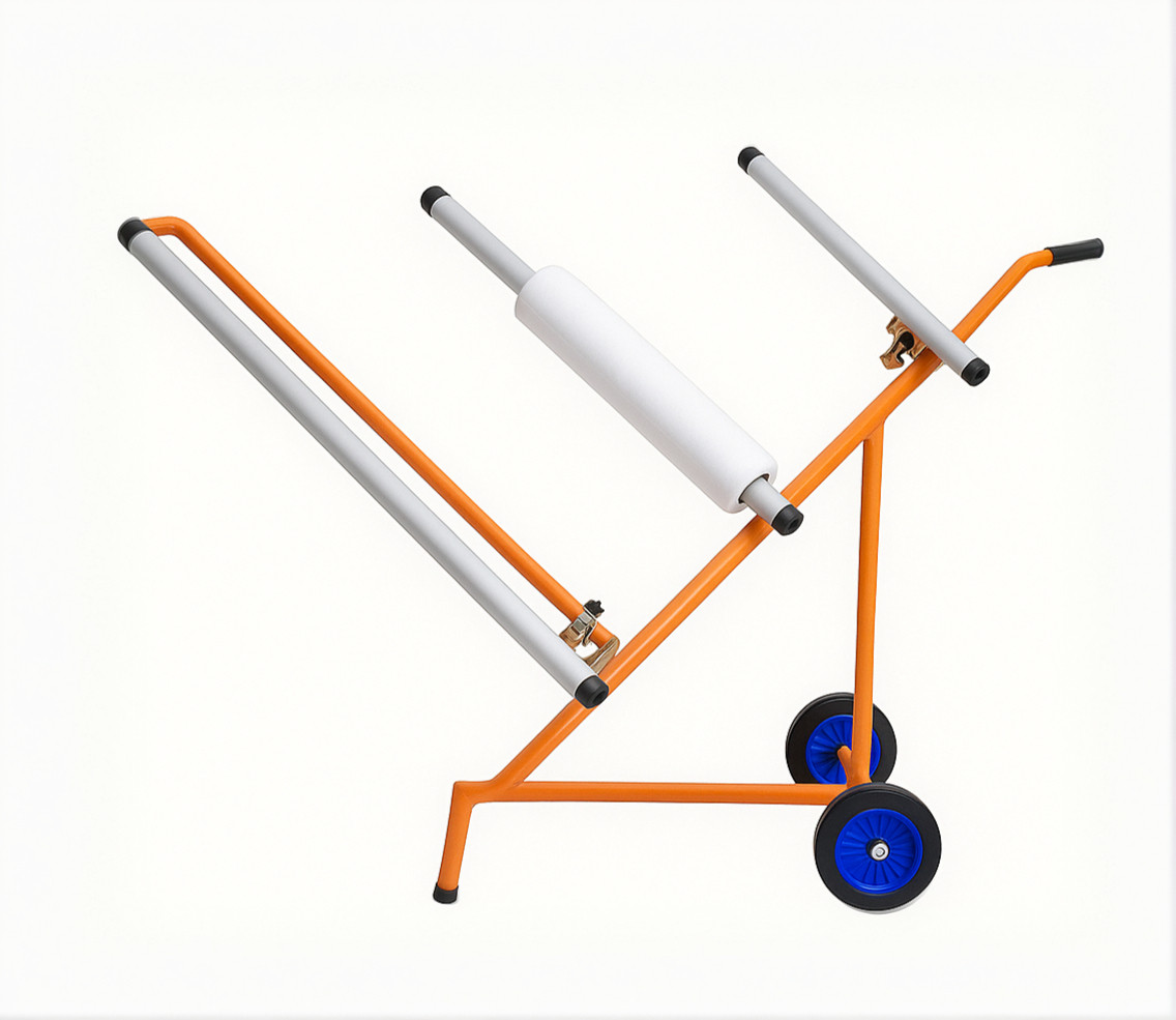 Angled Mobile Masking Film Dispenser