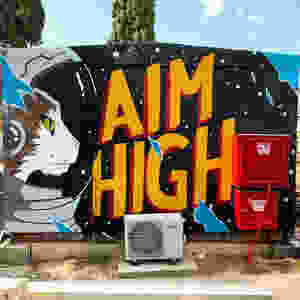street art, graffiti, israeli art, sraft, tlv, cartoon, itamar bitton, fun art, color splash