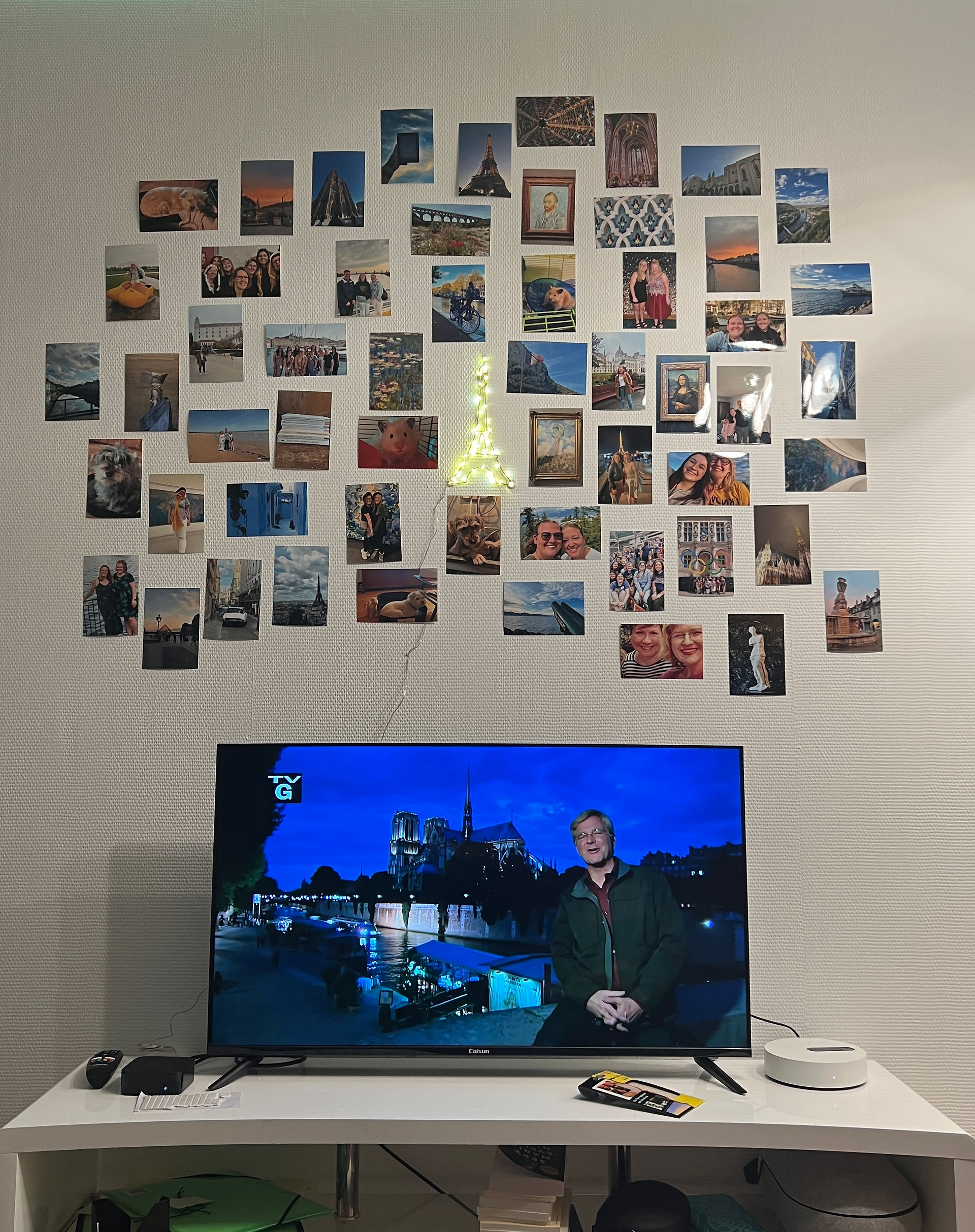 Photo wall ft. Rick Steves
