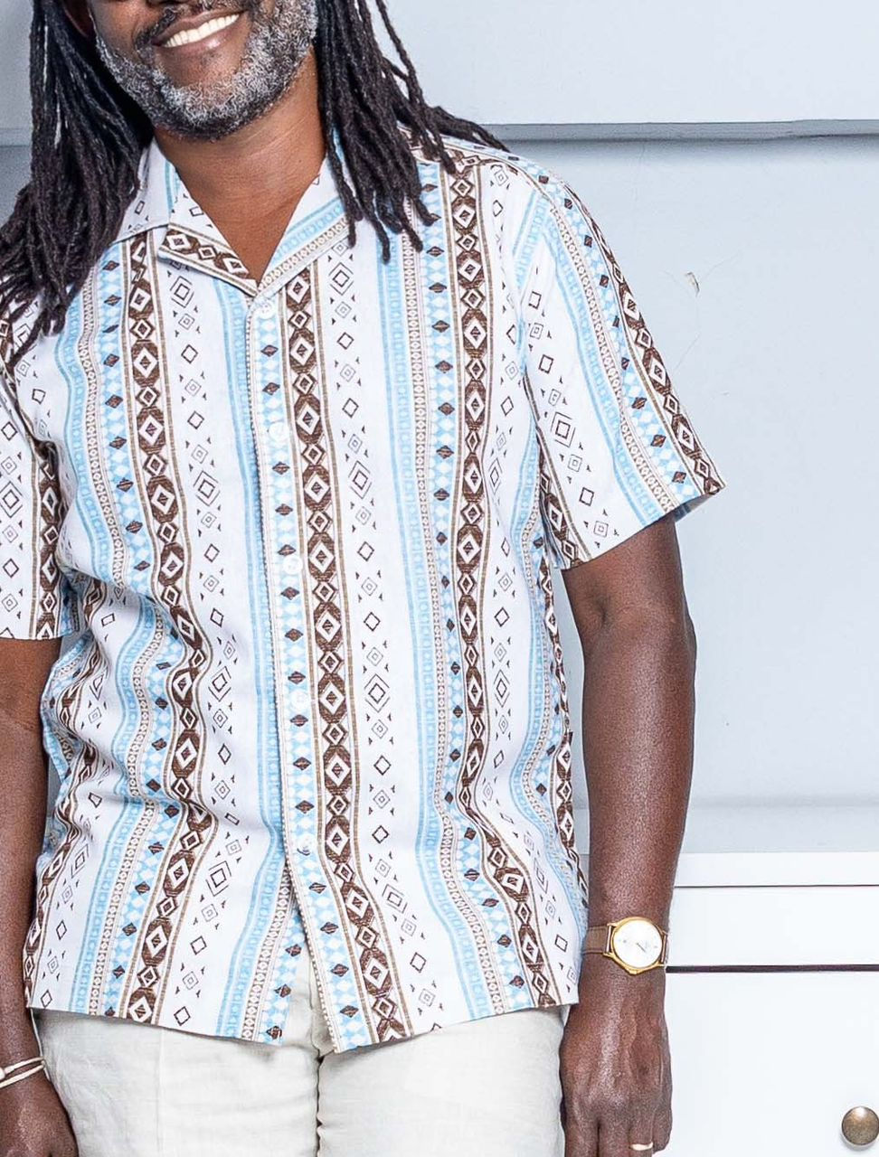 Miniature : Chemise hawaïenne bleue 