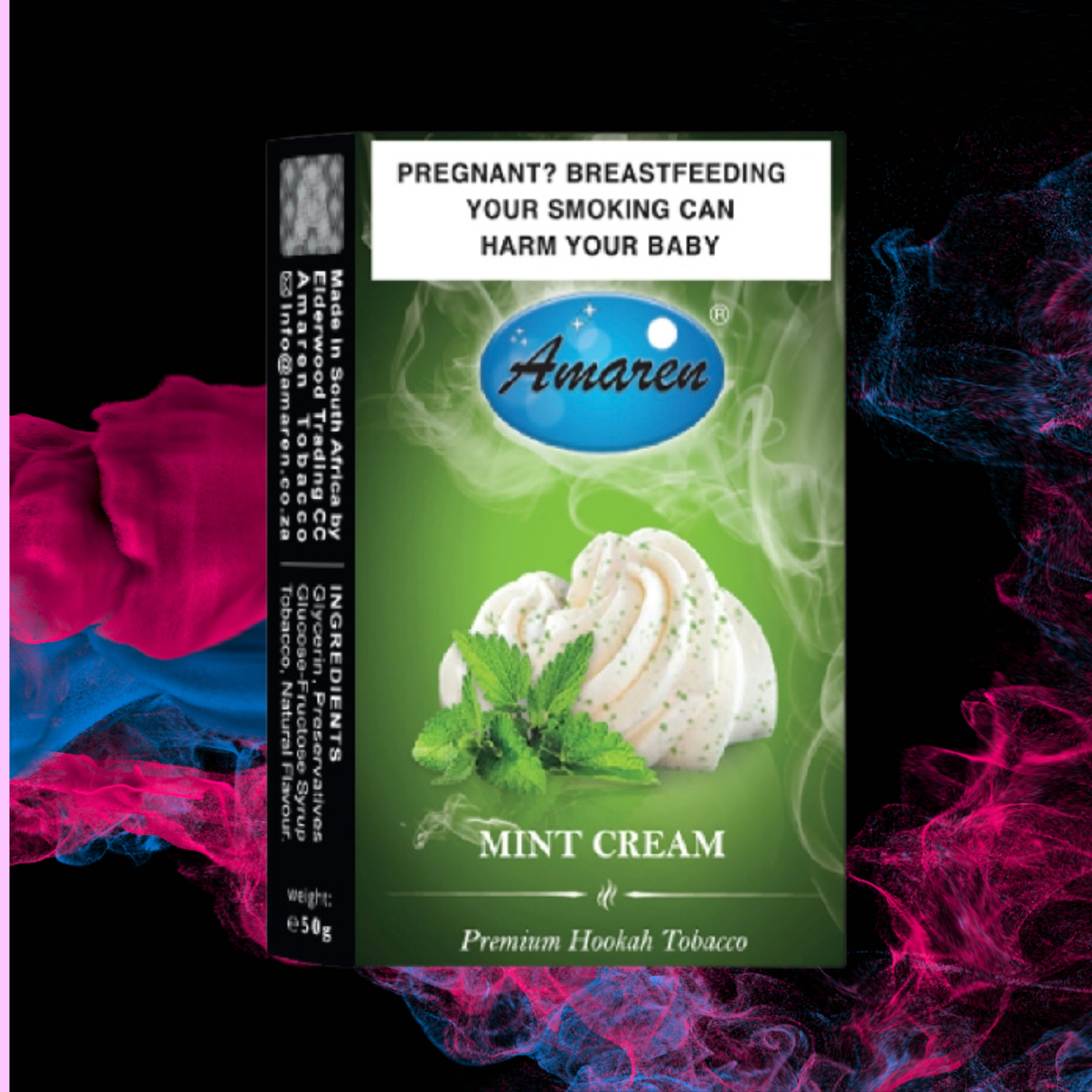 Amaren Hookah Flavored Tobacco Mint Cream