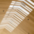 The wood and glass ceiling at IWCA Member Silver Oak's Alexander Valley winery in California, which is LEED Platinum-certified.