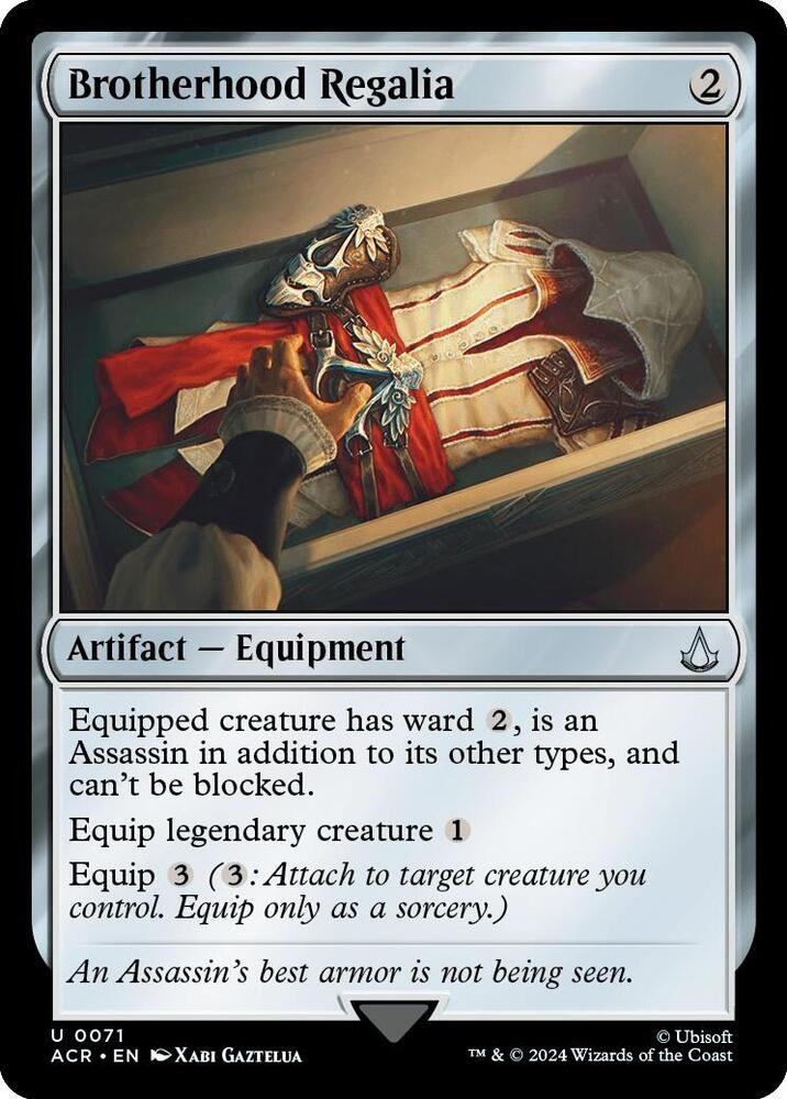 Brotherhood Regalia - (ACR)