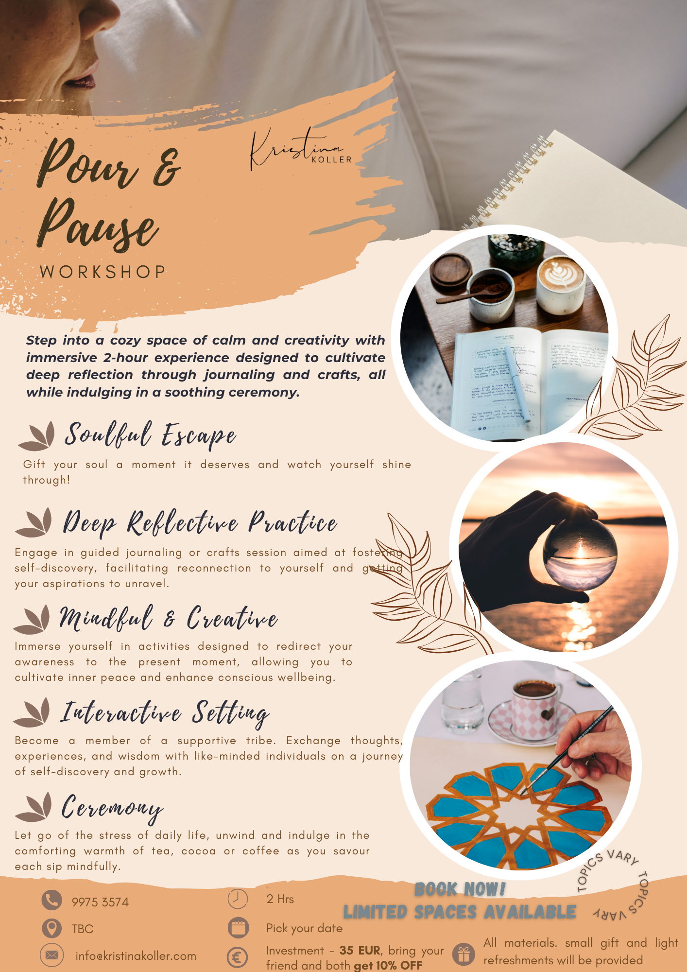 POUR & PAUSE - Workshop Voucher