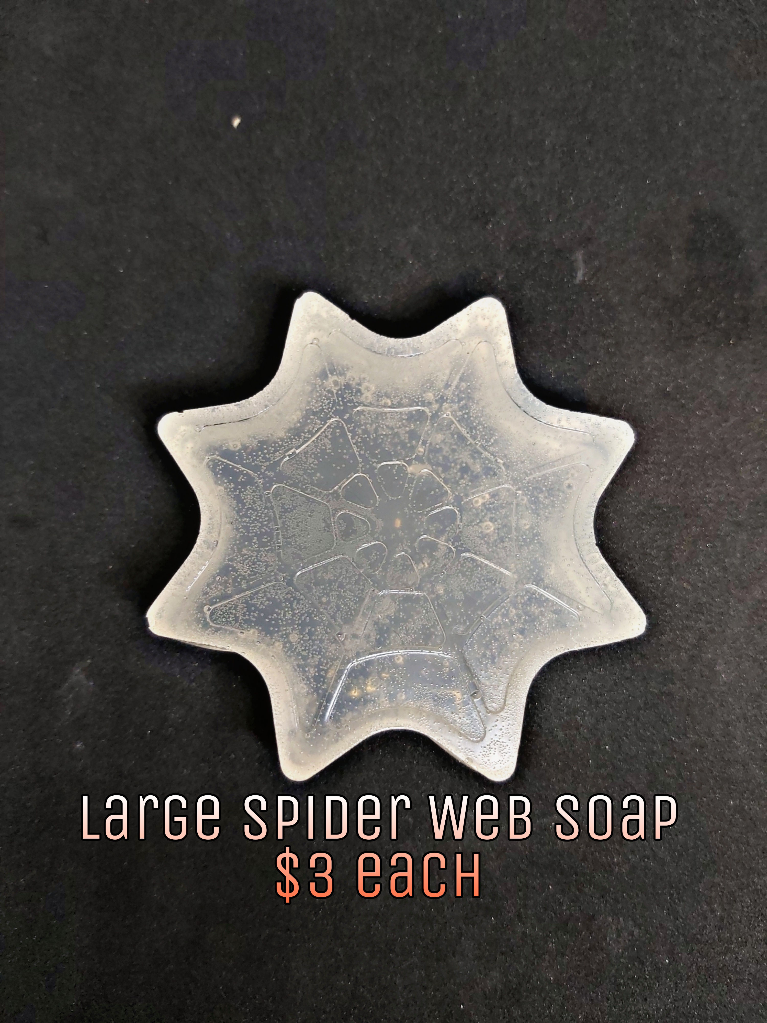 Large Spiderweb Soap