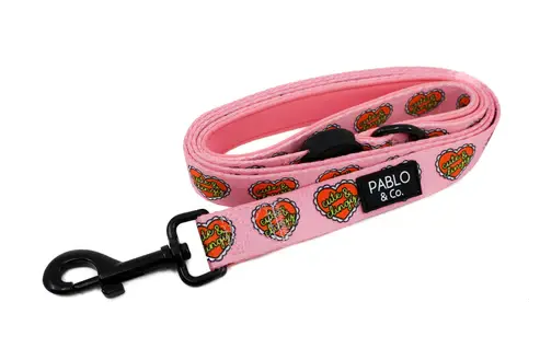 Pablo & Co - Cute & Clingy Hearts - Dog Leash
