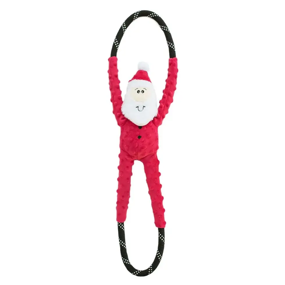Zippy Paws Ropetugz - Santa