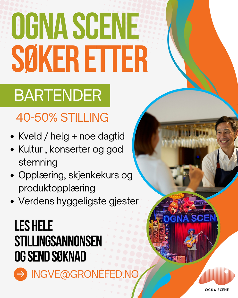 ledig stilling ogna scene