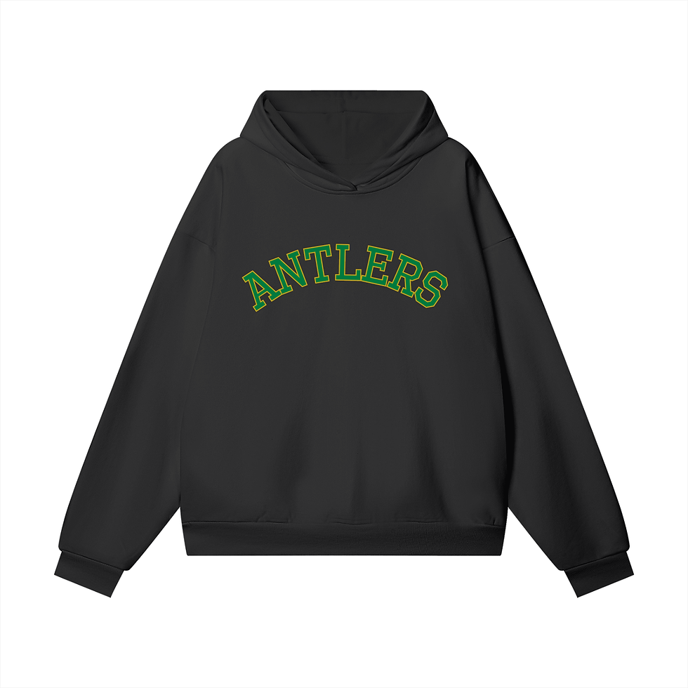 Thumbnail: Irish Antlers Heavyweight Hidden Pocket Fleece Hoodie