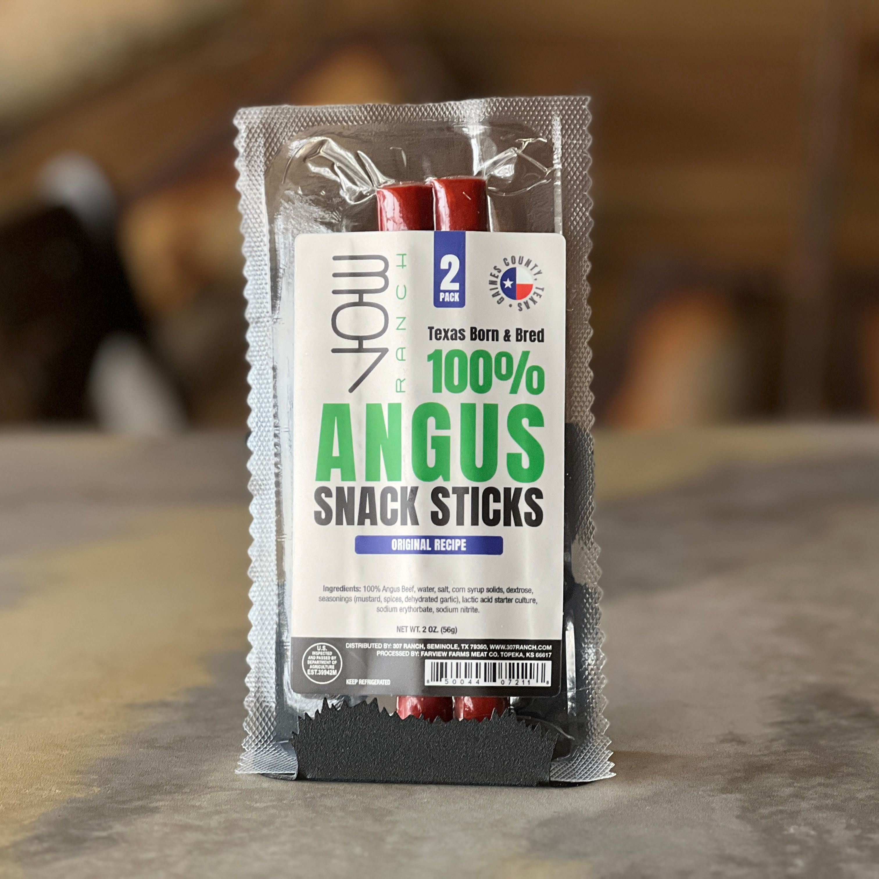Snack Sticks (2-Pack) - Original Recipe - 100% Angus Beef